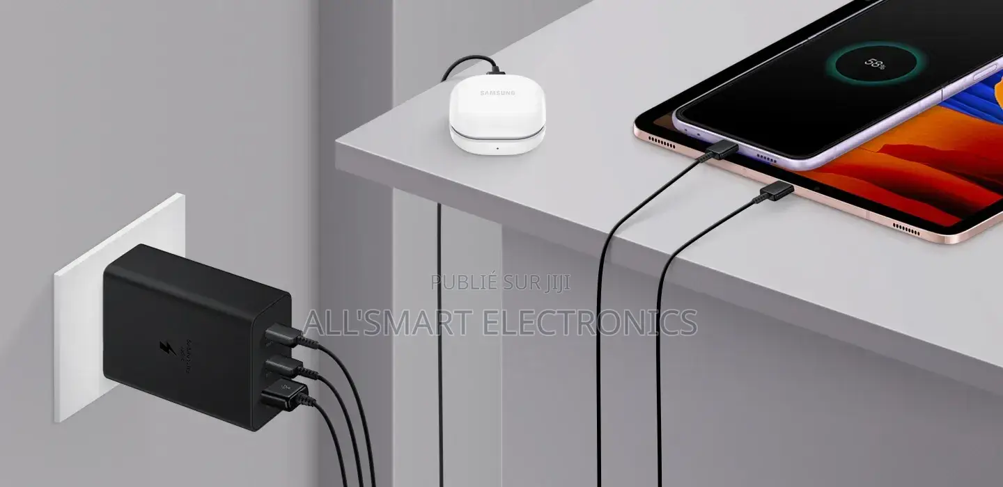 Chargeur Samsung 65w Type C Pd Trio Adapter