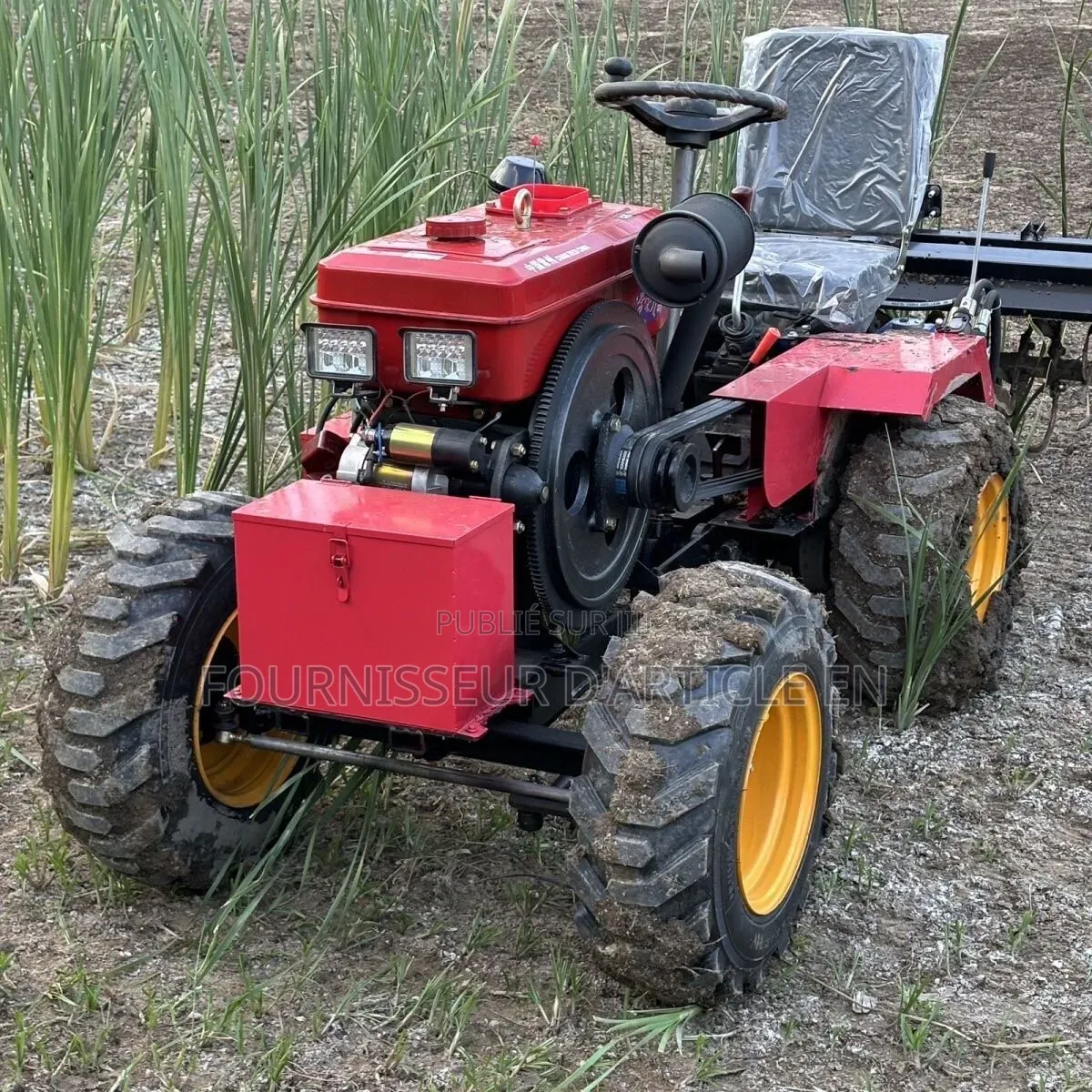 Motoculteur Rotatif Multifonctionnel À Quatre Roues Motrices