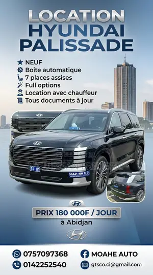 Nouveau Hyundai Palissade Calligraphy AWD 2025 Bleu