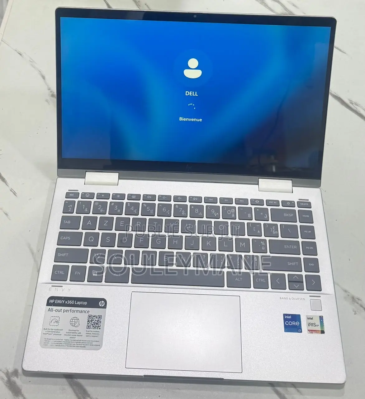 Ordinateur portable HP Envy 14 16GB Intel Core i7 SSD 512GB