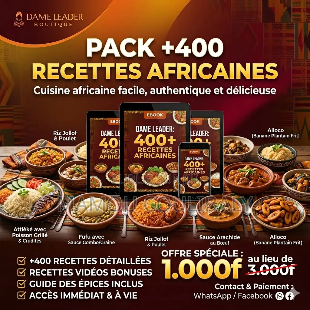 Packs +400 De Recettes Africaines
