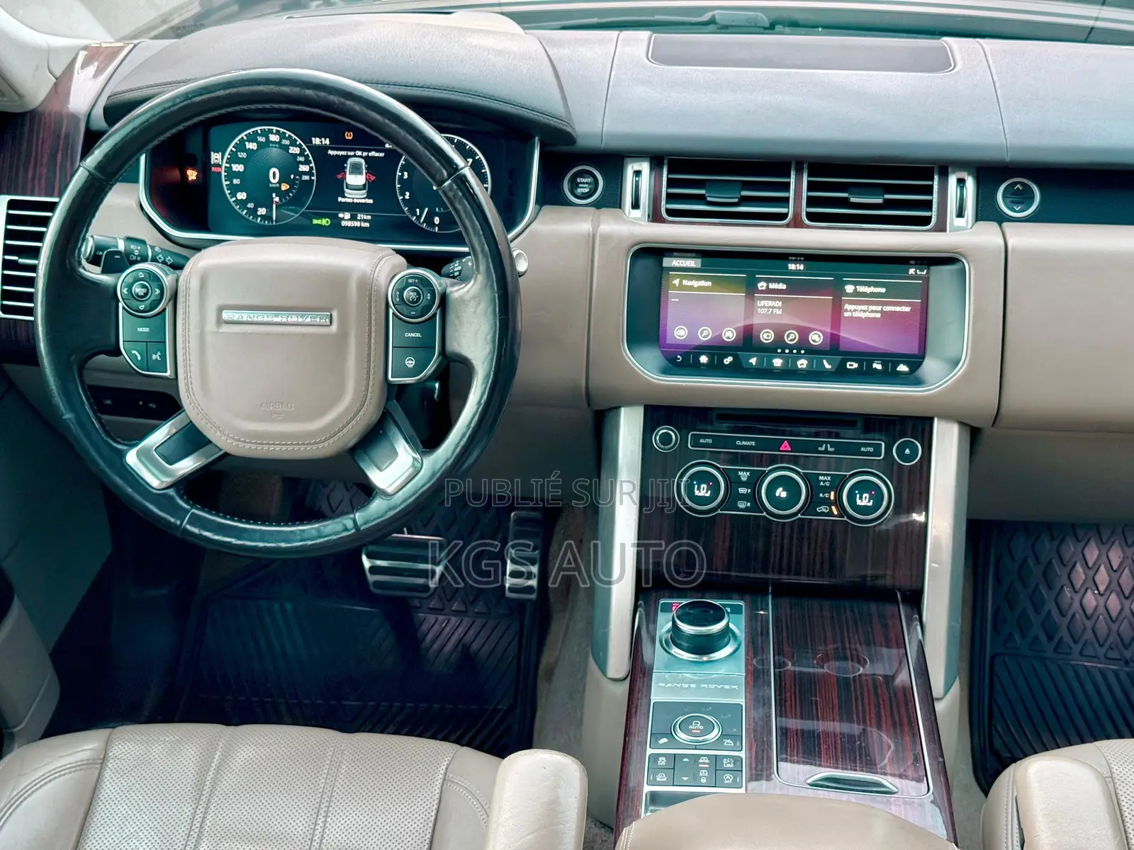 Land Rover Range Rover Vogue 2018 Noir