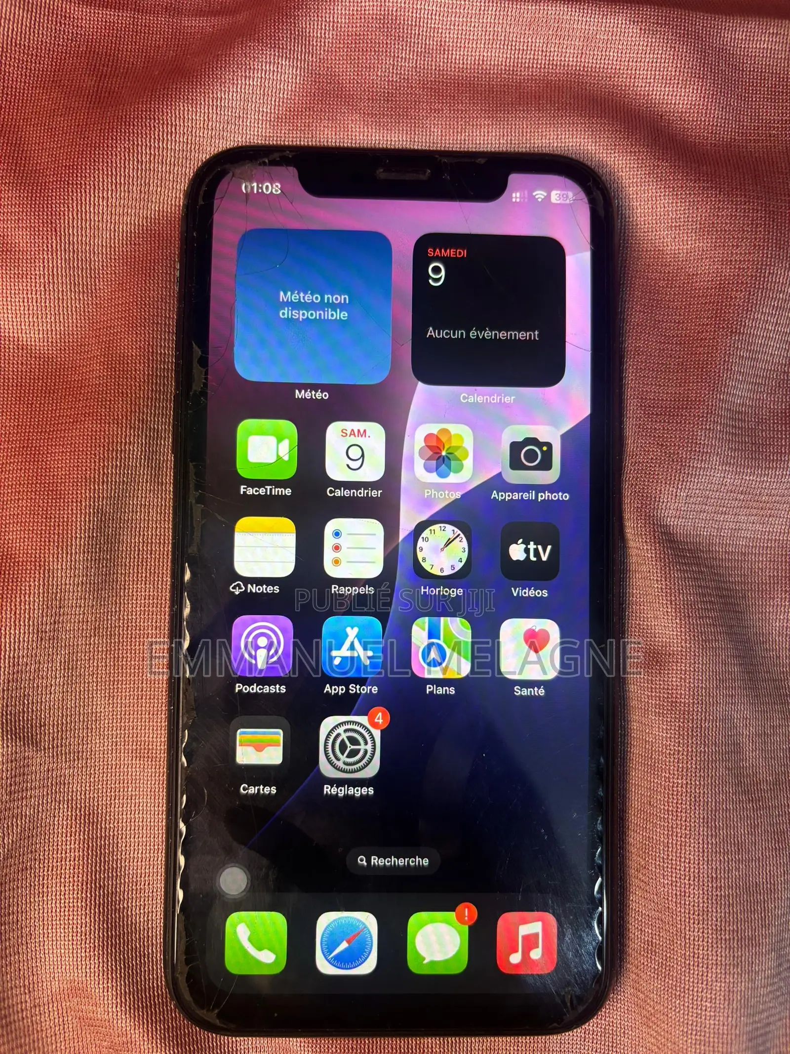 Apple iPhone XR 64 GB Noir