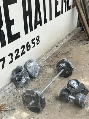 Kit Barre Curl 30 Kg Avec Haltère 10 Kg Démontable Et Rechargeable