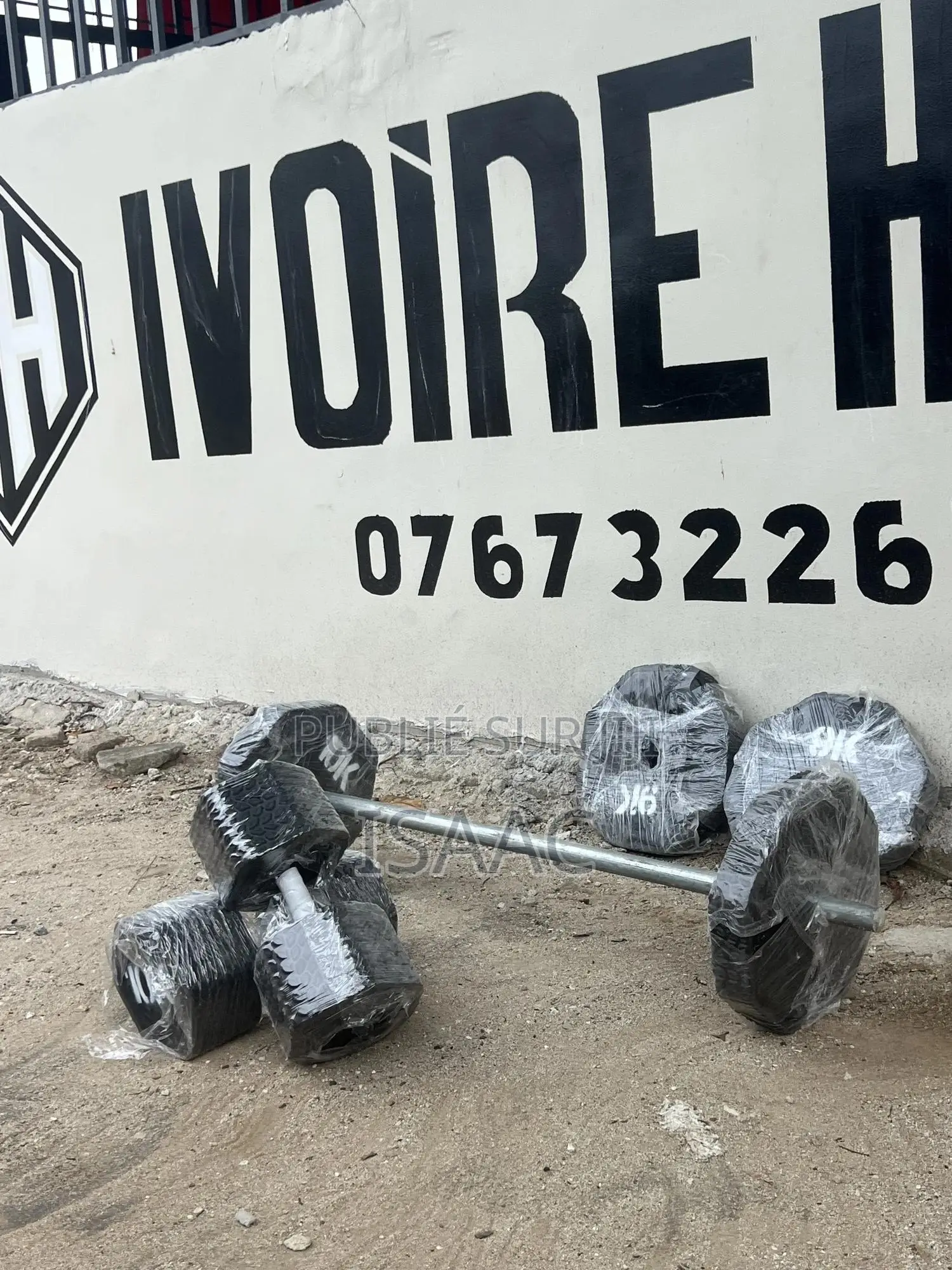 Kit Barre Curl 30 Kg Avec Haltère 10 Kg Démontable Et Rechargeable