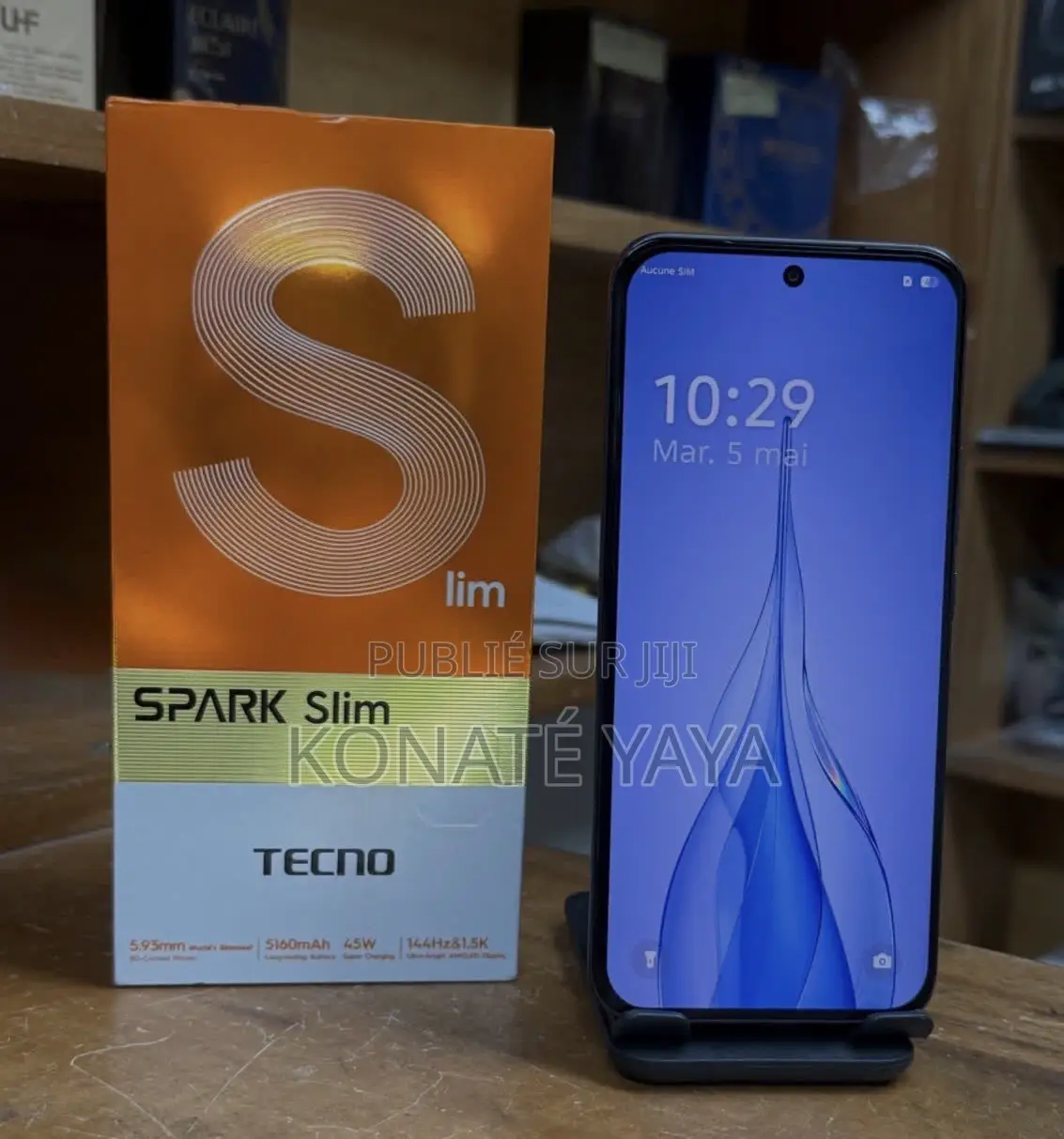 Tecno Spark Slim 256 GB Noir
