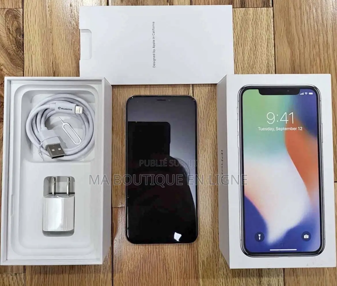 Nouveau Apple iPhone X 64 GB Noir