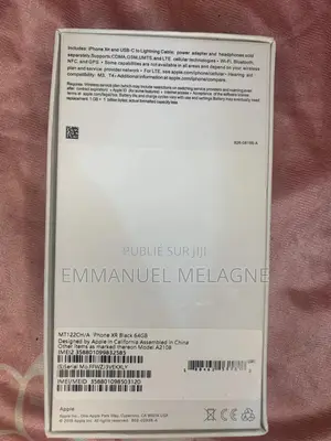 Apple iPhone XR 64 GB Noir