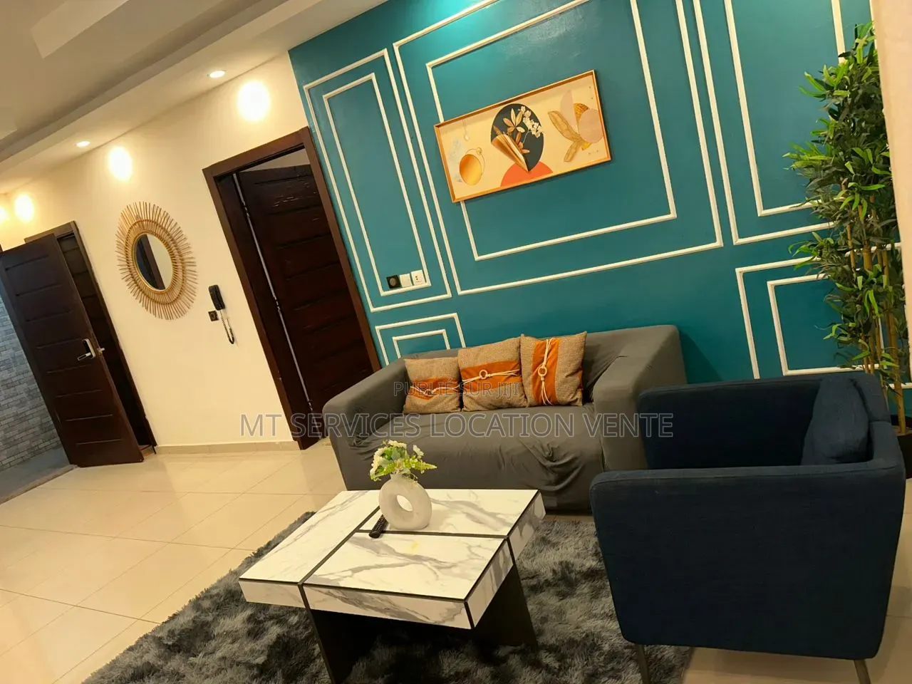 Meublé 1chbre Appartement dans Mt Services Location, Cocody à Louer