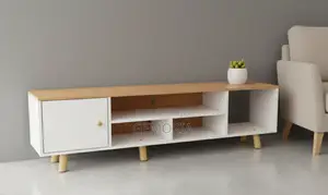 Meuble Tv Marron - Blanc