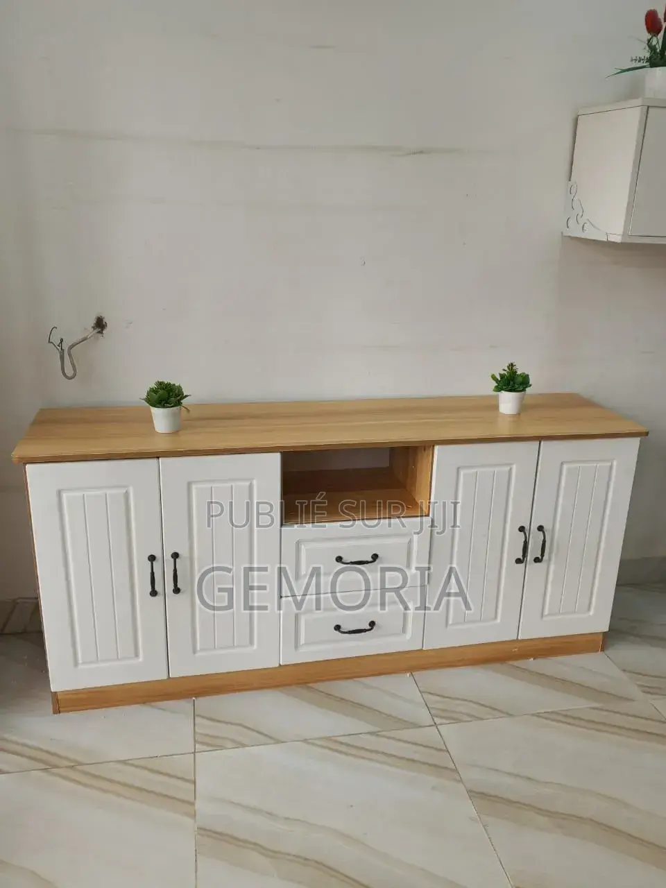 Meuble Tv Moderne Bois – Élégance Et Grande Capacité