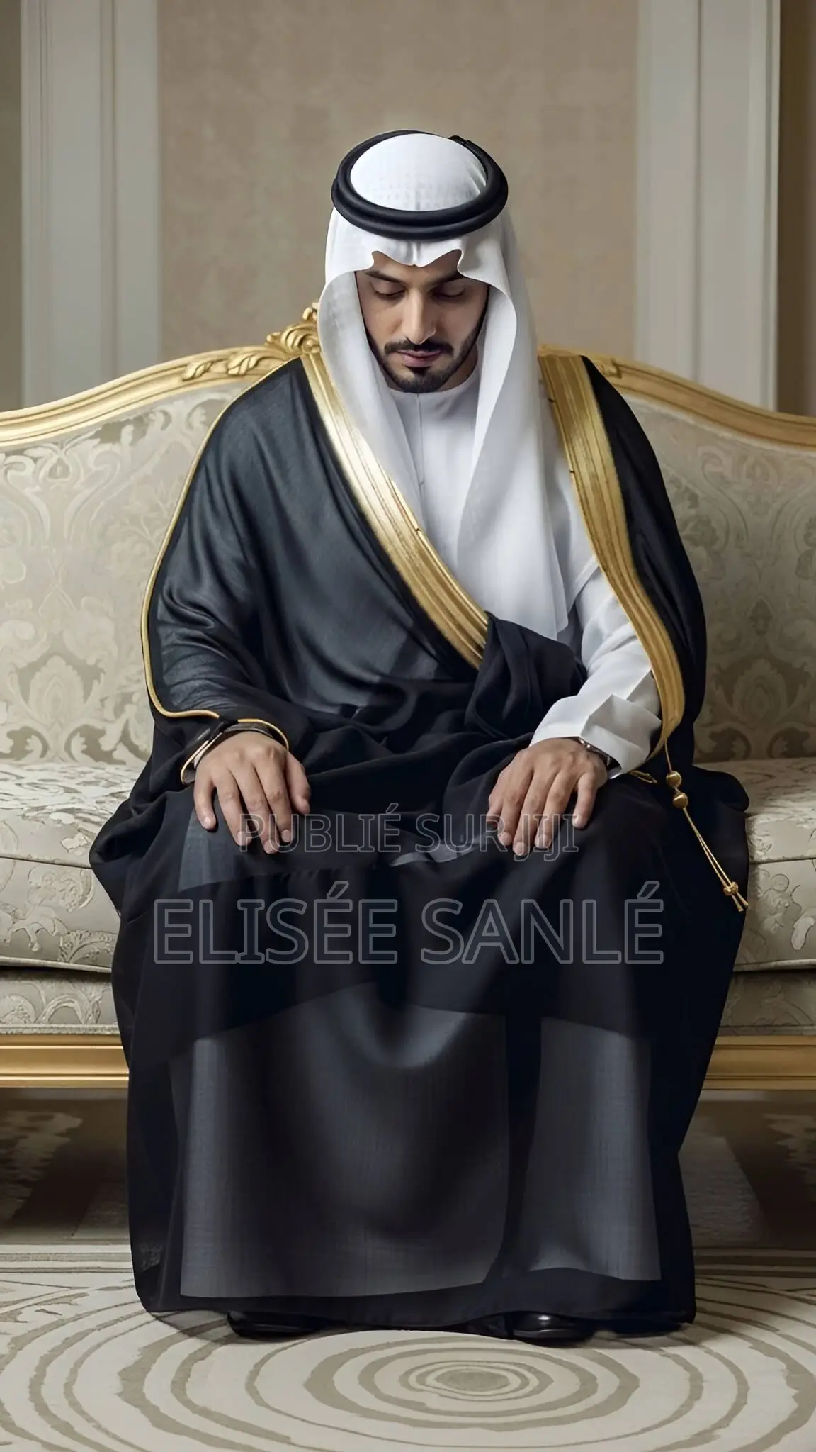 Abaya Homme Complet – Ensemble 4 Pièces