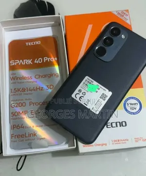 Nouveau Tecno Spark 40 128 GB Noir