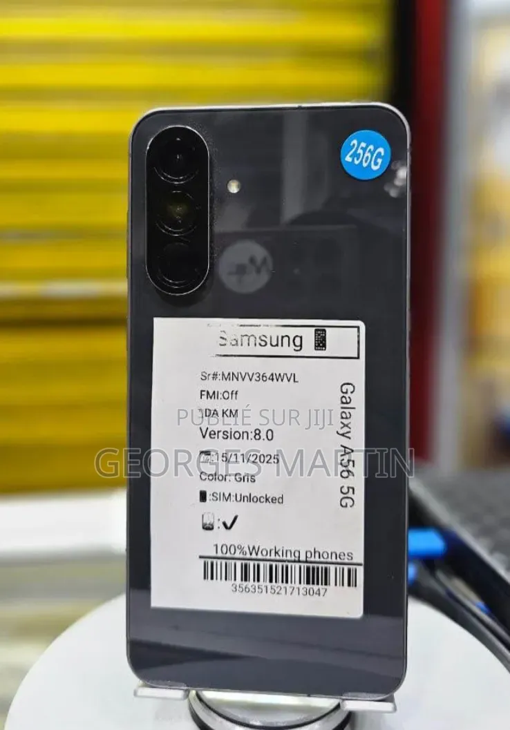 Nouveau Samsung Galaxy A56 256 GB Noir