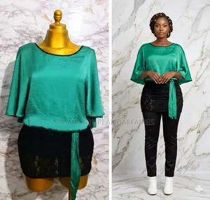 Haut Classe Vert-Noir. Solde : 1500fcfa