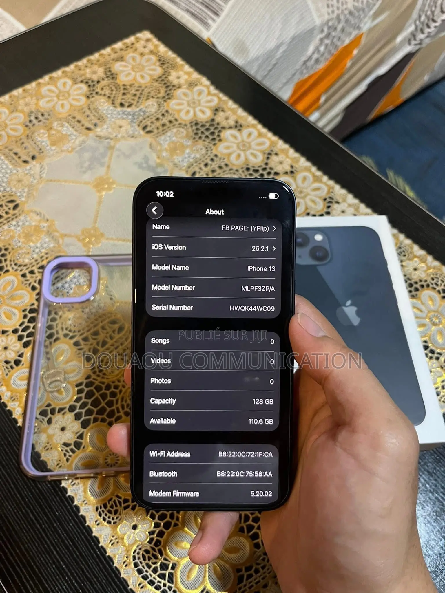Nouveau Apple iPhone 13 128 GB Noir