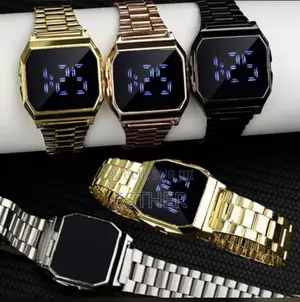 Montre Tactile Led Vintage Bracelet Acier (Plusieurs Couleurs)