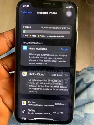 Nouveau Apple iPhone X 256 GB Bleu