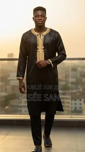Ensemble Boubou + Pantalon – Style Coupé