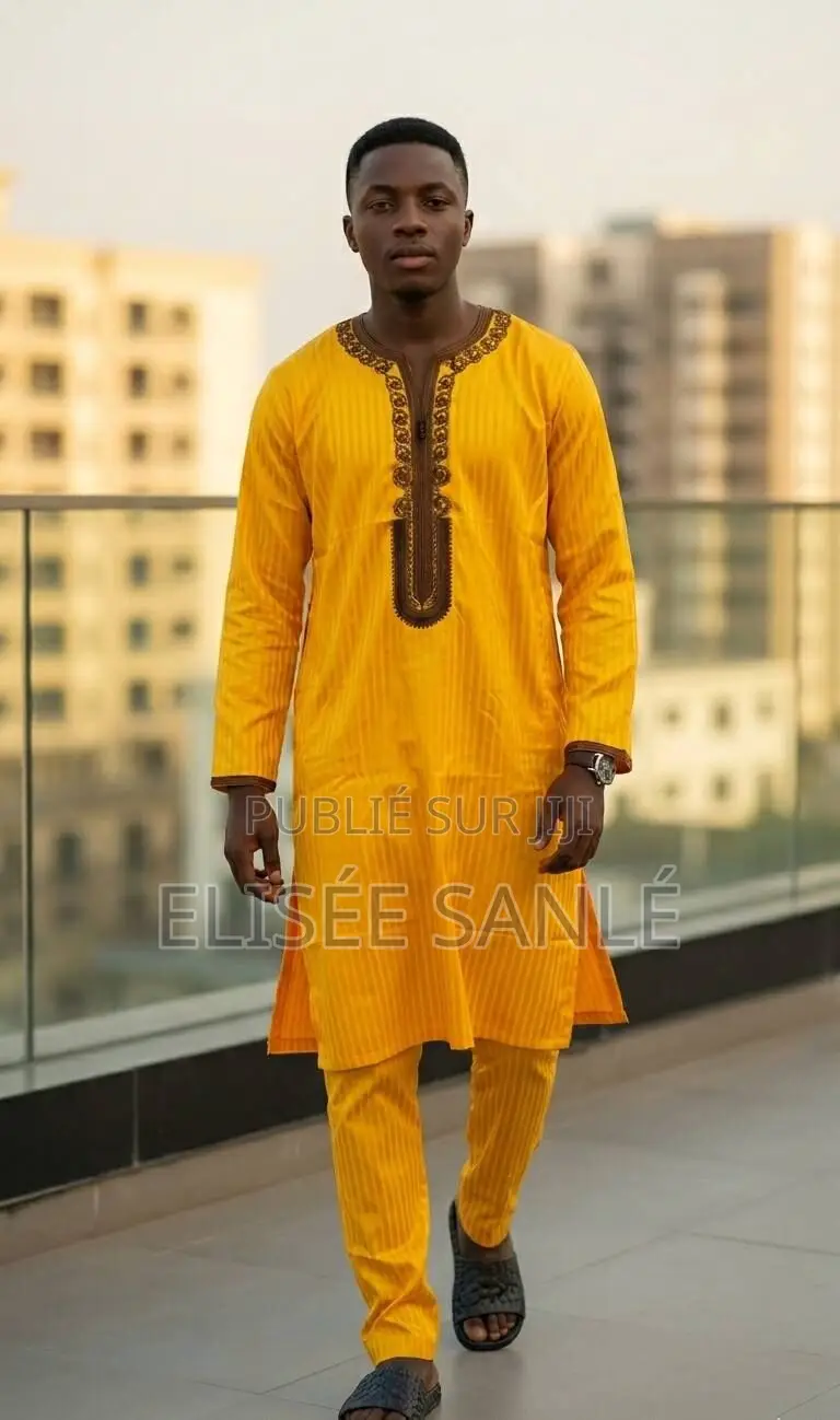 Ensemble Boubou + Pantalon – Style Coupé