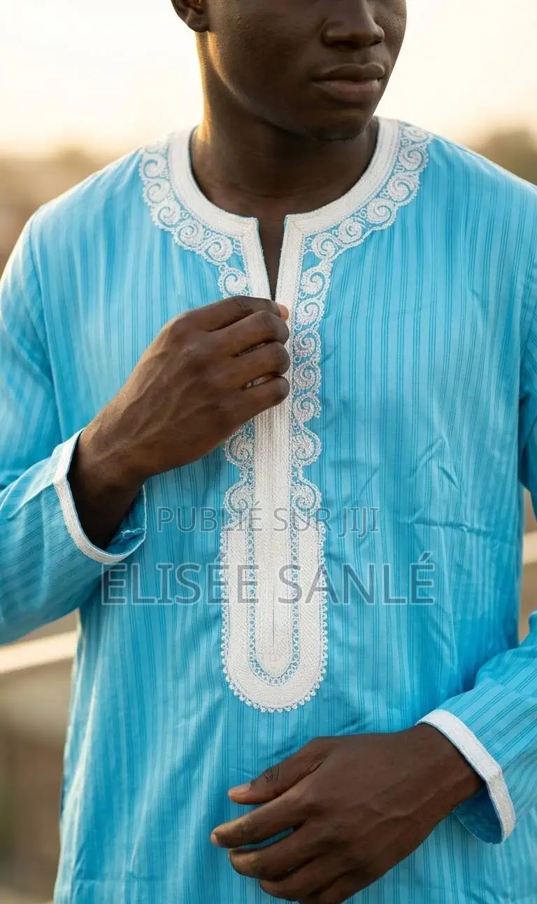 Ensemble Boubou + Pantalon – Style Coupé