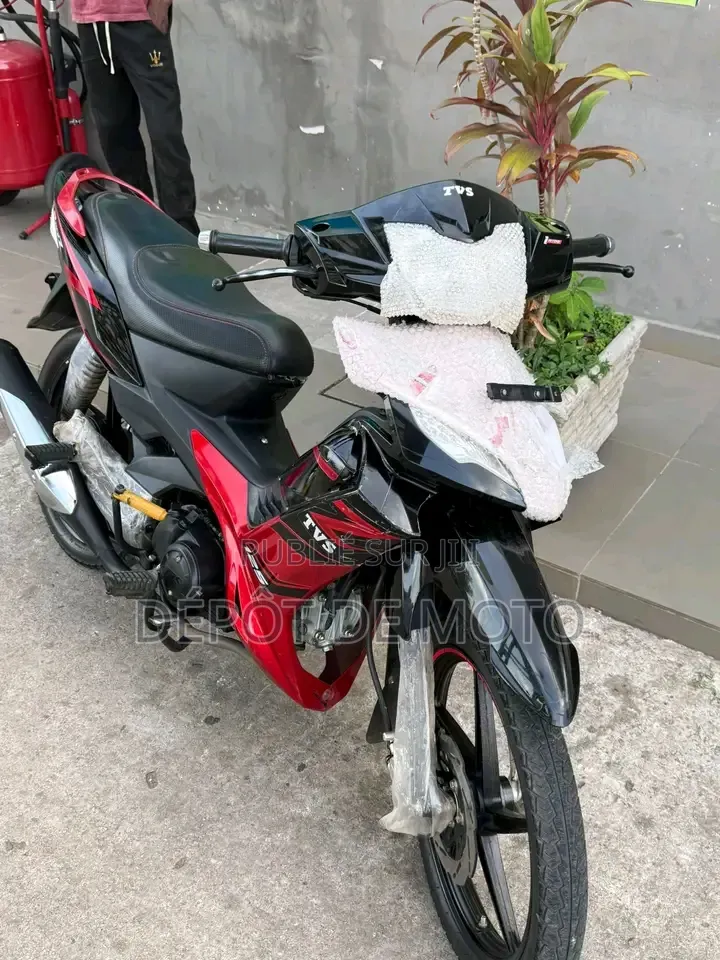 Nouveau TVS Rockz 125 2025 Rouge