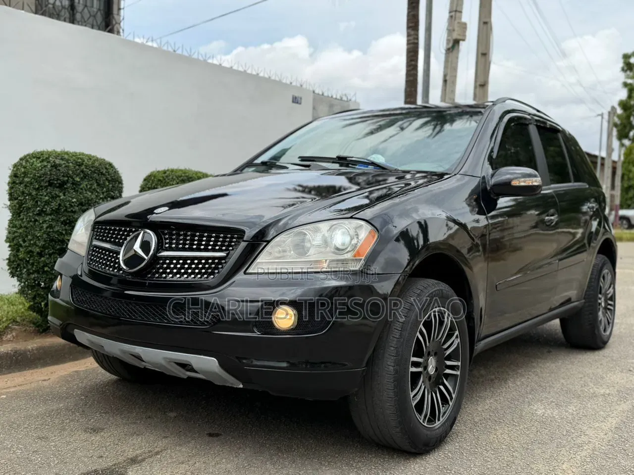 Mercedes-Benz M Class ML 350 AWD 4Matic (3.5L V6 7A) 2006 Noir