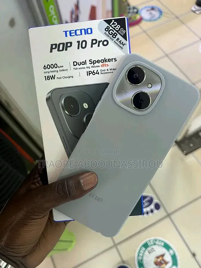 Nouveau Tecno Pop 10 Pro 256 GB Gris
