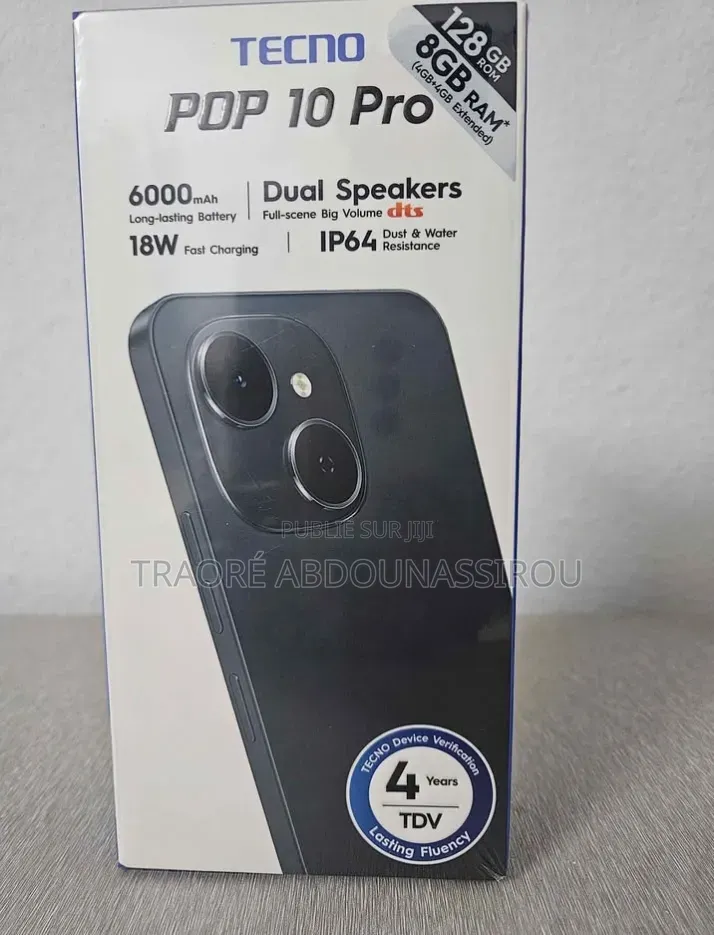 Nouveau Tecno Pop 10 Pro 256 GB Gris