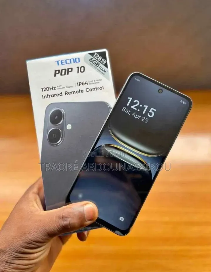 Nouveau Tecno Pop 10 128 GB Gris