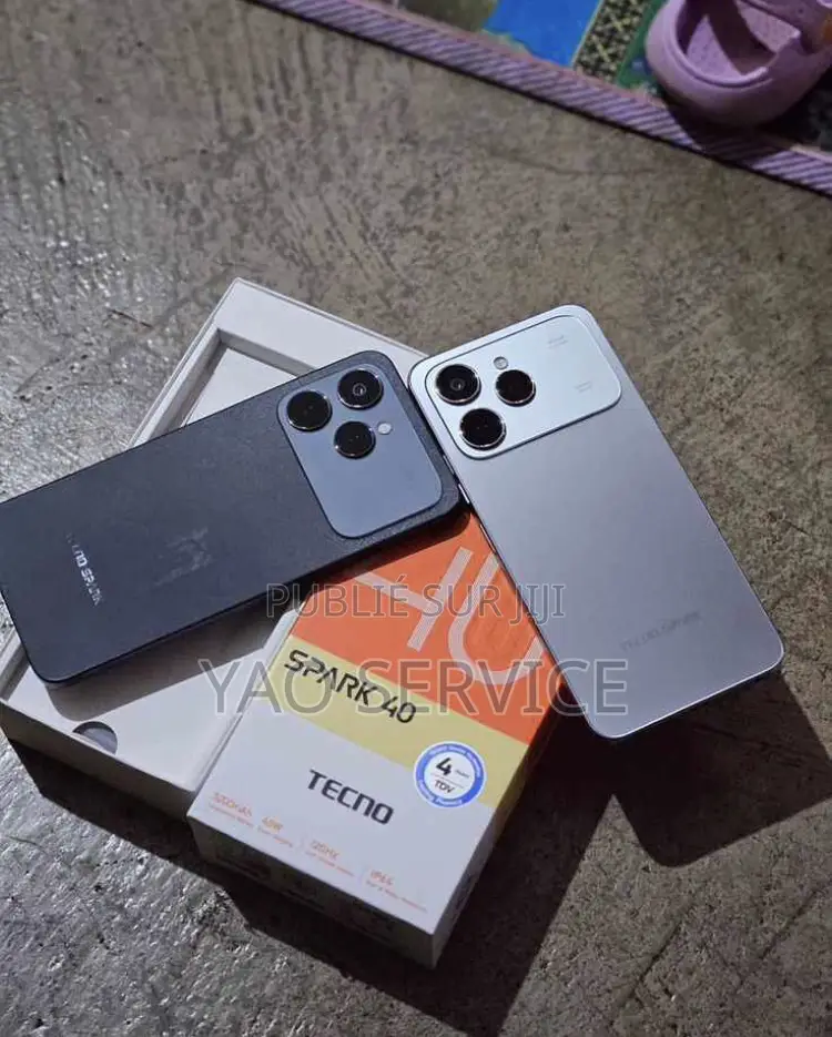 Nouveau Tecno Spark 40 128 GB Gris