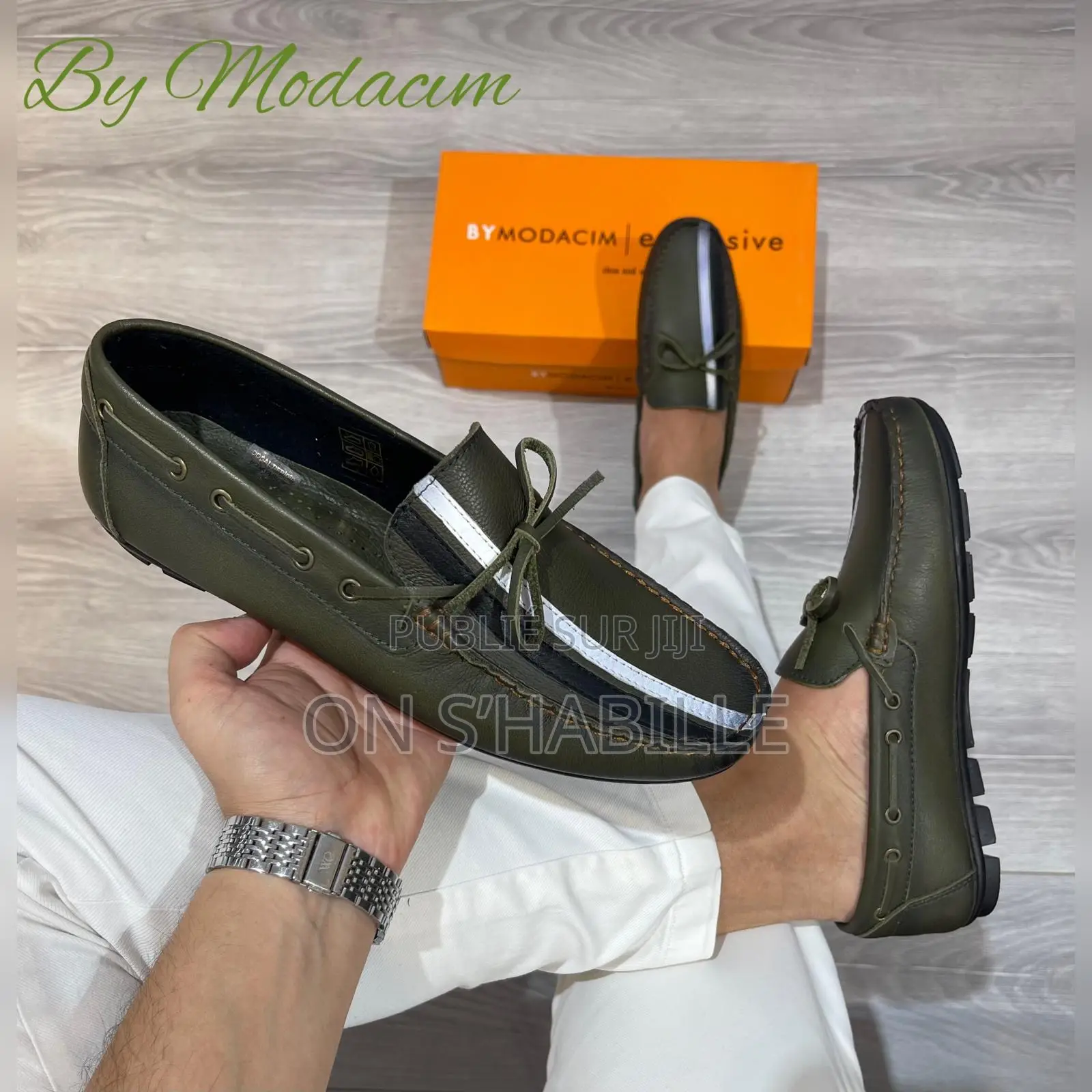 Moccasins en Cuir