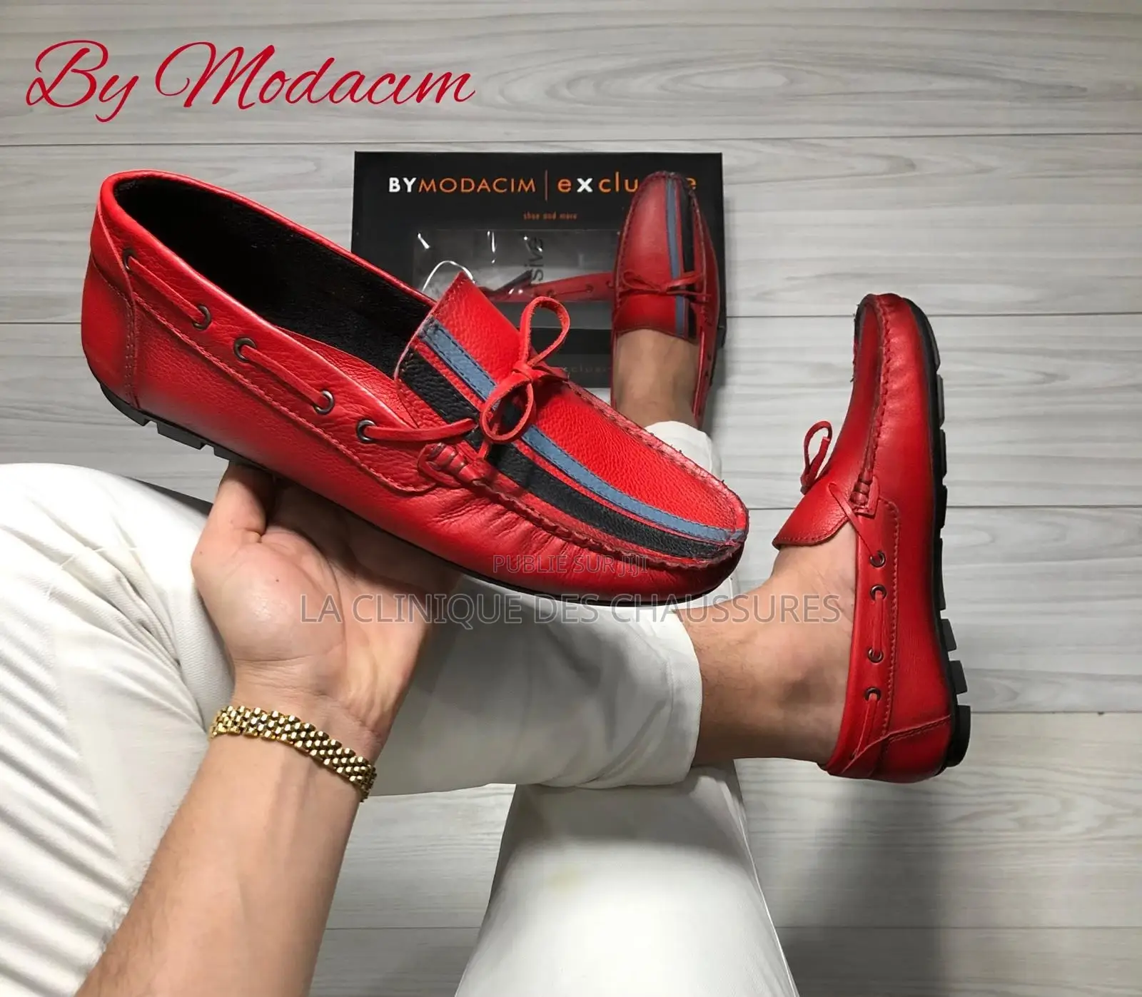 Moccasins en Cuir