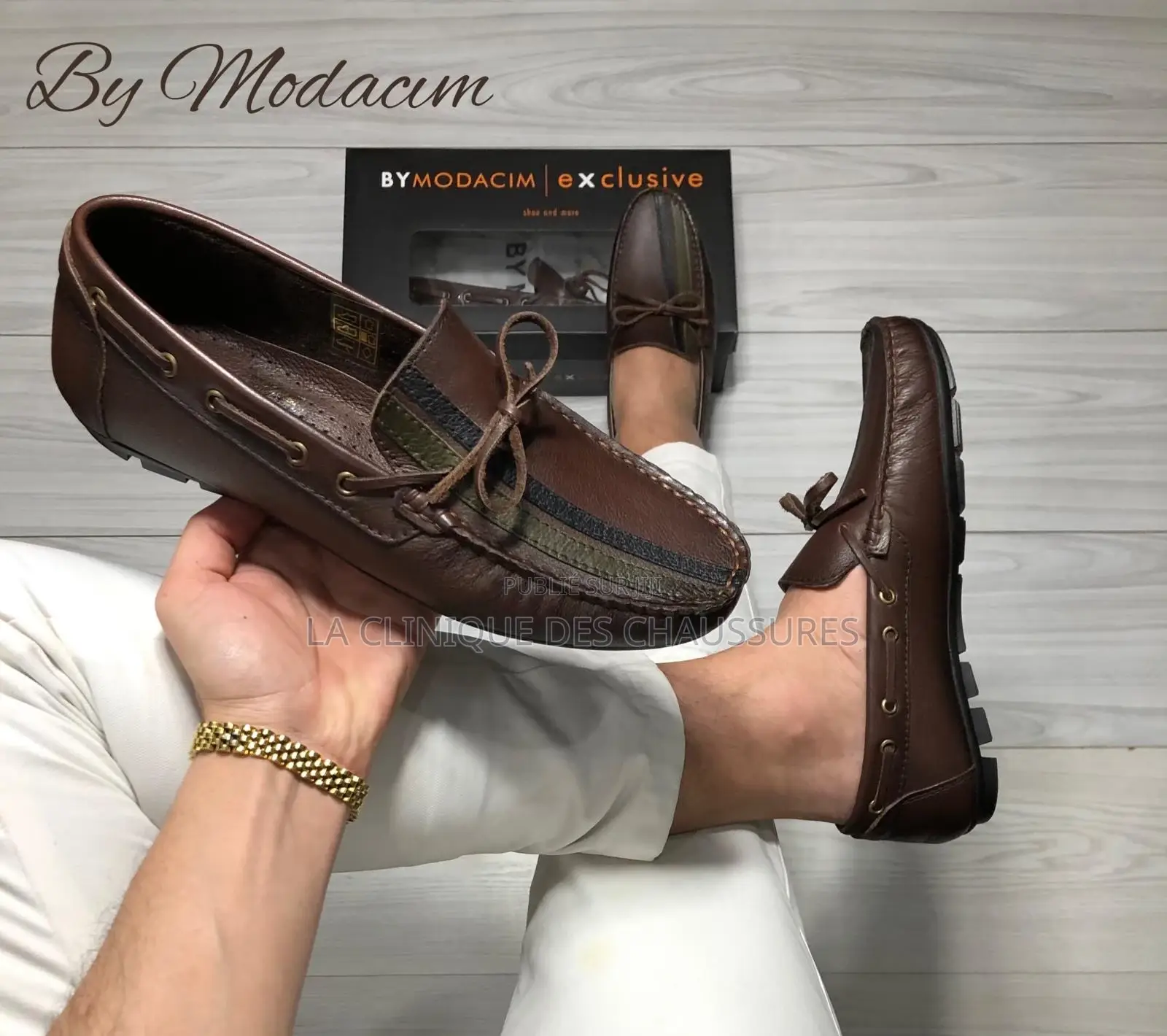 Moccasins en Cuir