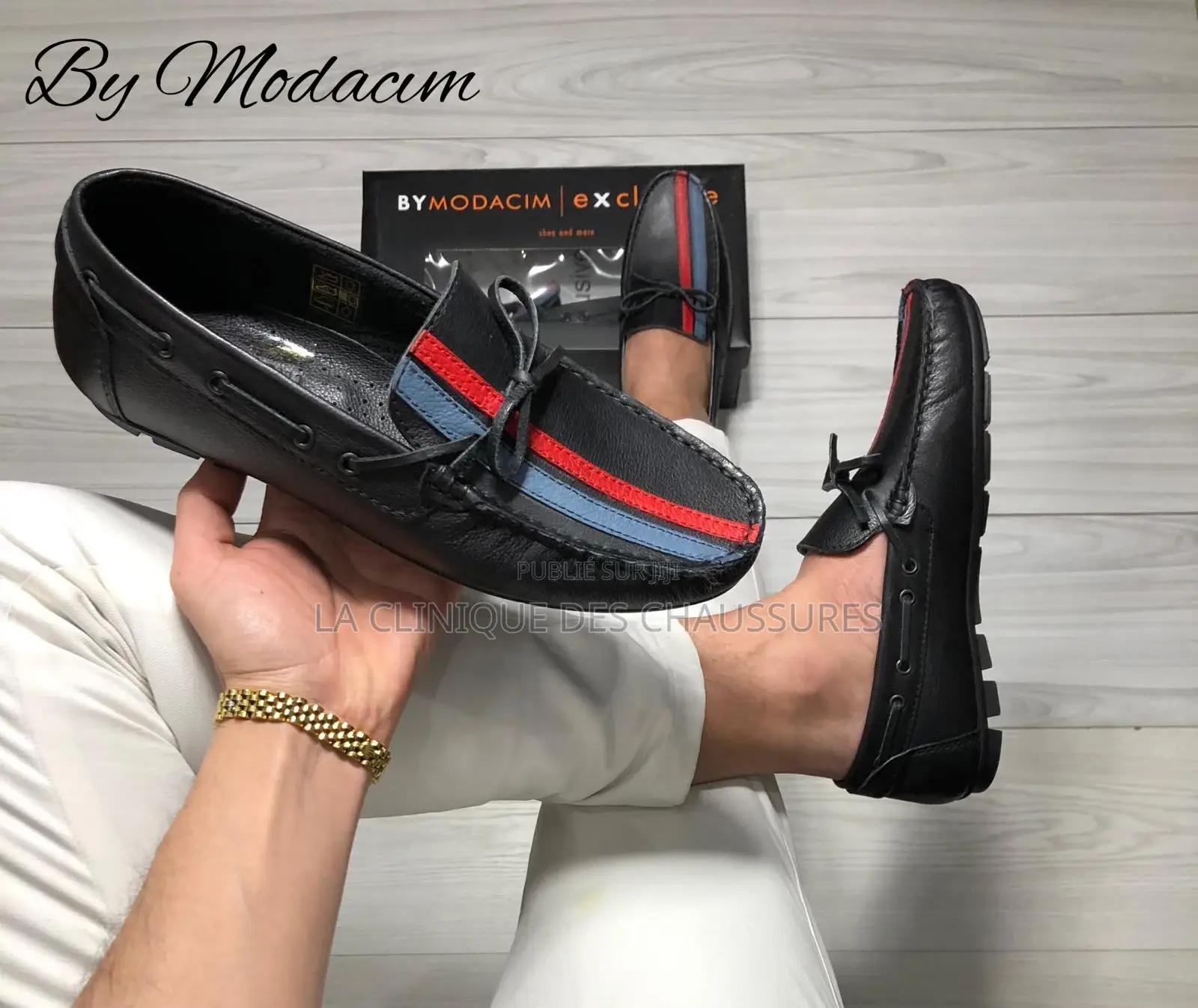 Moccasins en Cuir