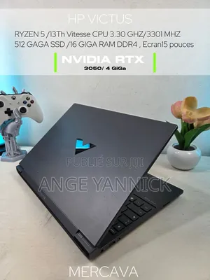 Nouveau Ordinateur portable HP Victus 15 16GB AMD Ryzen 5 SSD 512GB