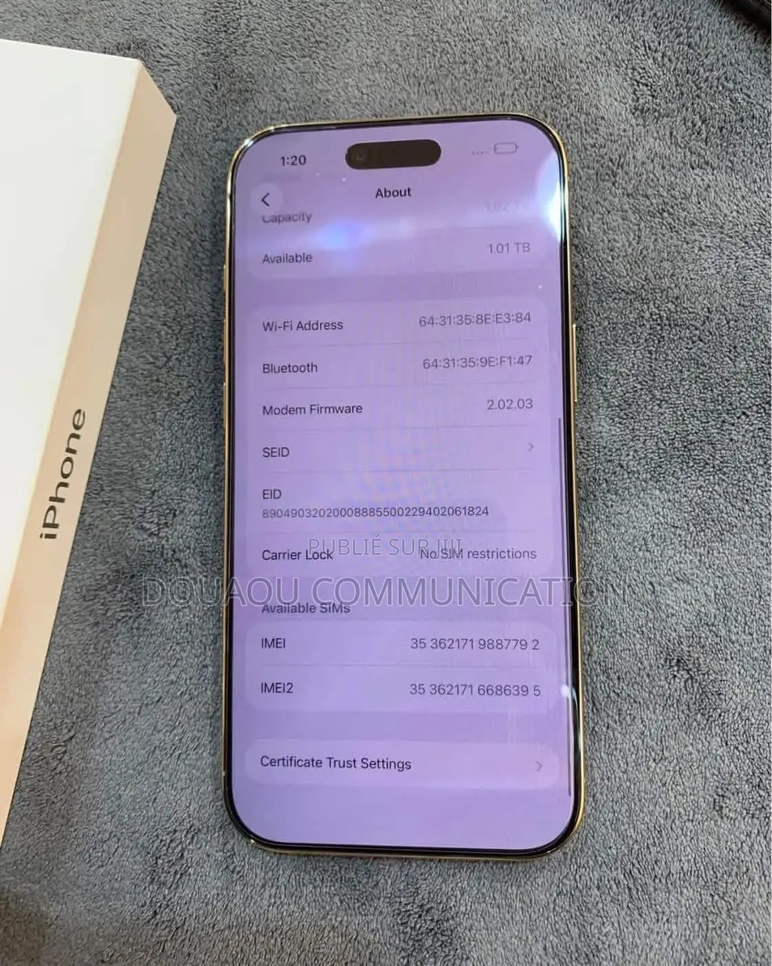 Nouveau Apple iPhone 17e 512 GB Blanc