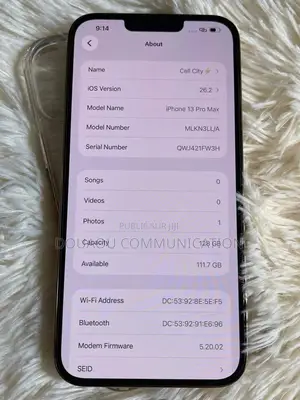 Nouveau Apple iPhone 13 Pro 128 GB Gris