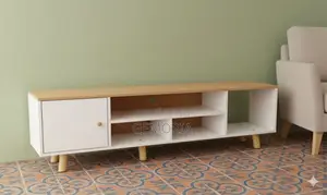 Meuble Tv Marron - Blanc