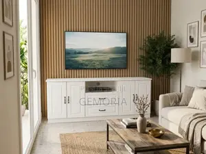 Meuble Tv Moderne Bois – Élégance Et Grande Capacité