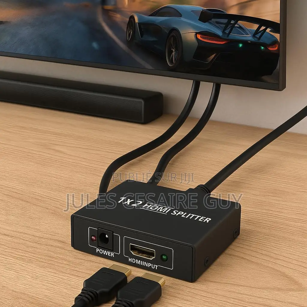 Splitter Hdmi 2 Ports - Repartiteur - 1 Source Hdmi Vers 2 Ecrans