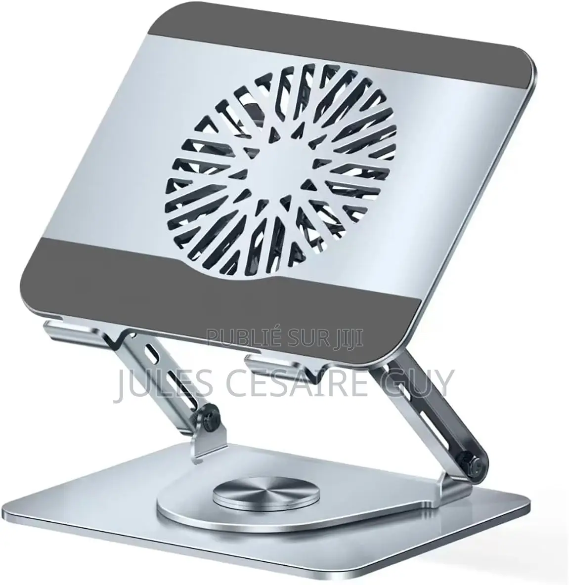 Support Ordinateur Rotatiion À 360° Et Ventilateur De Refroidissement
