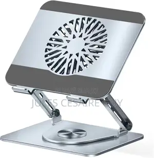 Support Ordinateur Rotatiion À 360° Et Ventilateur De Refroidissement