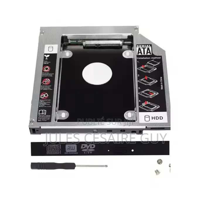 Boîtier en Aluminium Pour 2ème Disque Dur