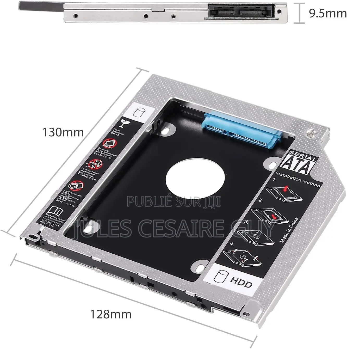 Boîtier en Aluminium Pour 2ème Disque Dur