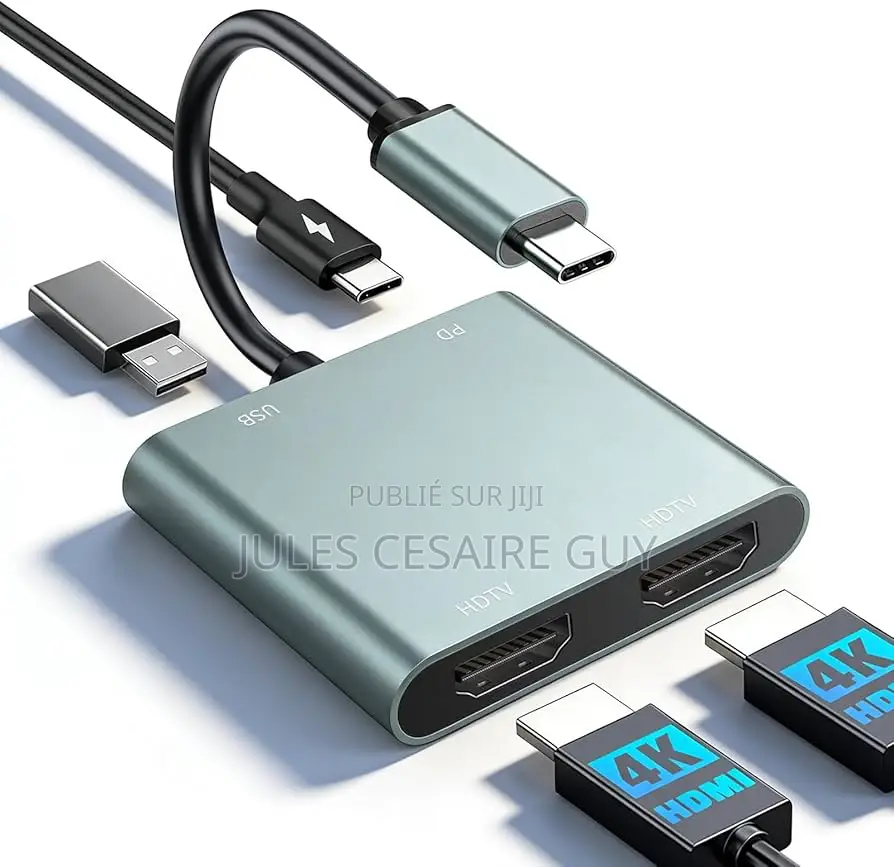 Adaptateur Usb-C Vers Double Hdmi