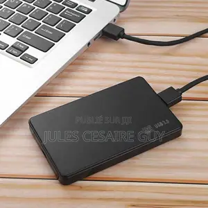 Boîtier De Disque Dur Sata Noir Usb 3.0 Pour Disque 2.5