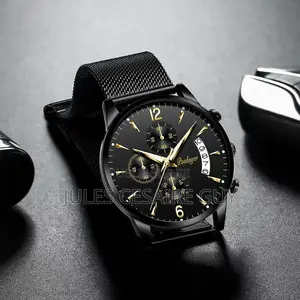 Montre Homme Poedagar- Bracelet Acier Inoxydable