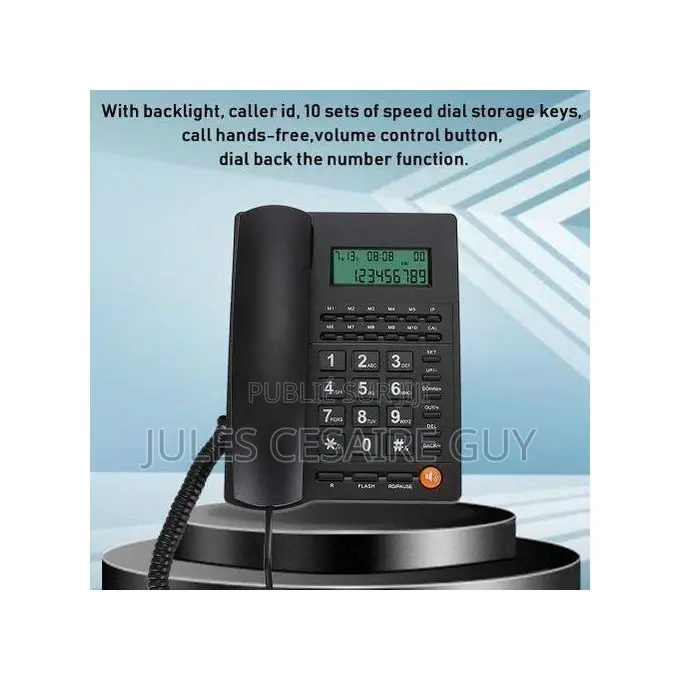 Téléphone Fixe-Pour Le Bureau À La Maison Restaurant d'Hôtel