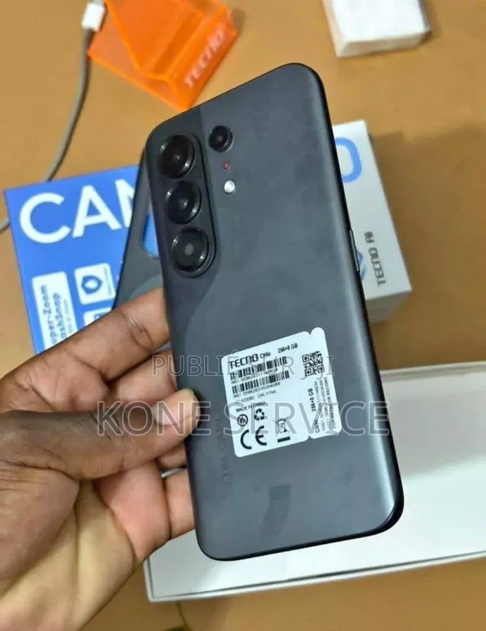 Nouveau Tecno Camon 50 Pro 256 GB Noir
